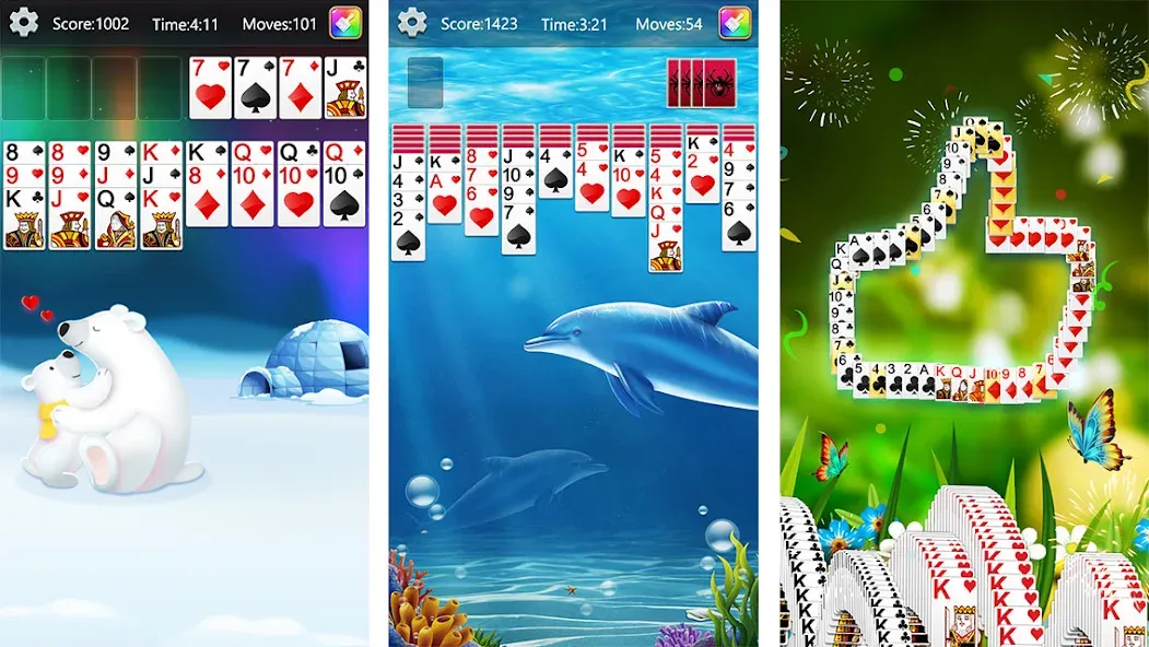 Solitaire Collection Fun (Солитер Коллекция Фан)  [МОД Меню] Screenshot 2