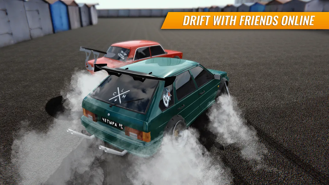 Russian Car Drift (Ар Си Ди в случае сокращения)  [МОД Unlimited Money] Screenshot 1