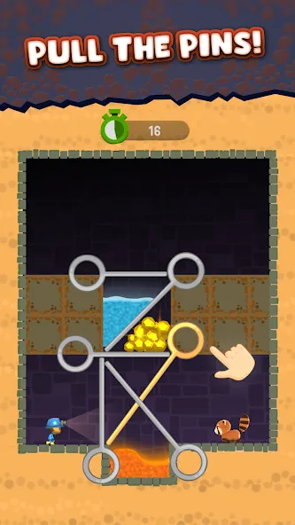 Mine Rescue: Gold Mining Games (Майн Рескью)  [МОД Меню] Screenshot 2