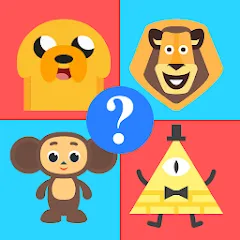 Взлом Cartoon Quiz  [МОД Много денег] - последняя версия apk на Андроид