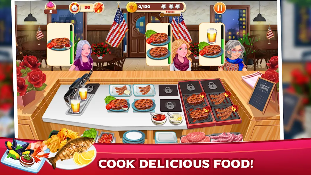 Cooking Mastery: Kitchen games  [МОД Unlocked] Screenshot 3