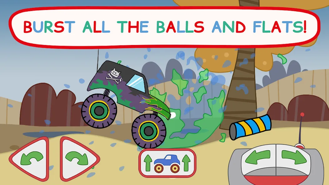 Kid-E-Cats: Kids Monster Truck  [МОД Много денег] Screenshot 5