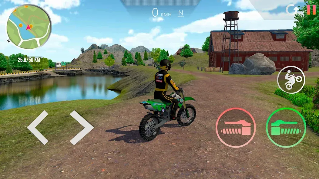 Motorcycle Real Simulator (Мотоцикл Реальный Симулятор)  [МОД Много денег] Screenshot 3