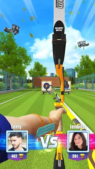 Archery Battle 3D (Арчери Баттл 3D)  [МОД Много монет] Screenshot 1