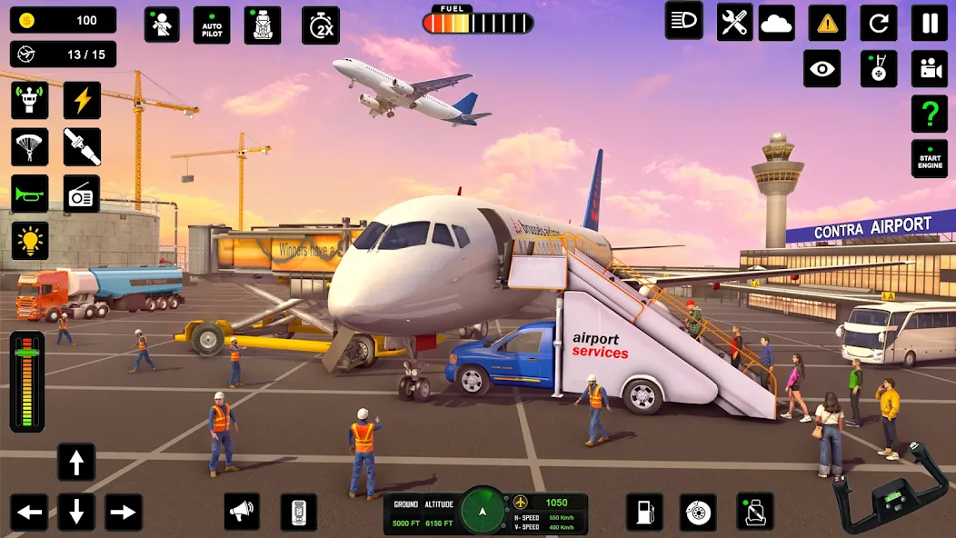 City Pilot Cargo Plane Games (Сити Пилот Карго Плейн Геймс)  [МОД Unlocked] Screenshot 3