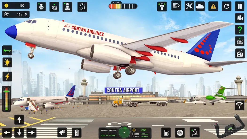 City Pilot Cargo Plane Games (Сити Пилот Карго Плейн Геймс)  [МОД Unlocked] Screenshot 4