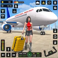 Взломанная City Pilot Cargo Plane Games (Сити Пилот Карго Плейн Геймс)  [МОД Unlocked] - полная версия apk на Андроид