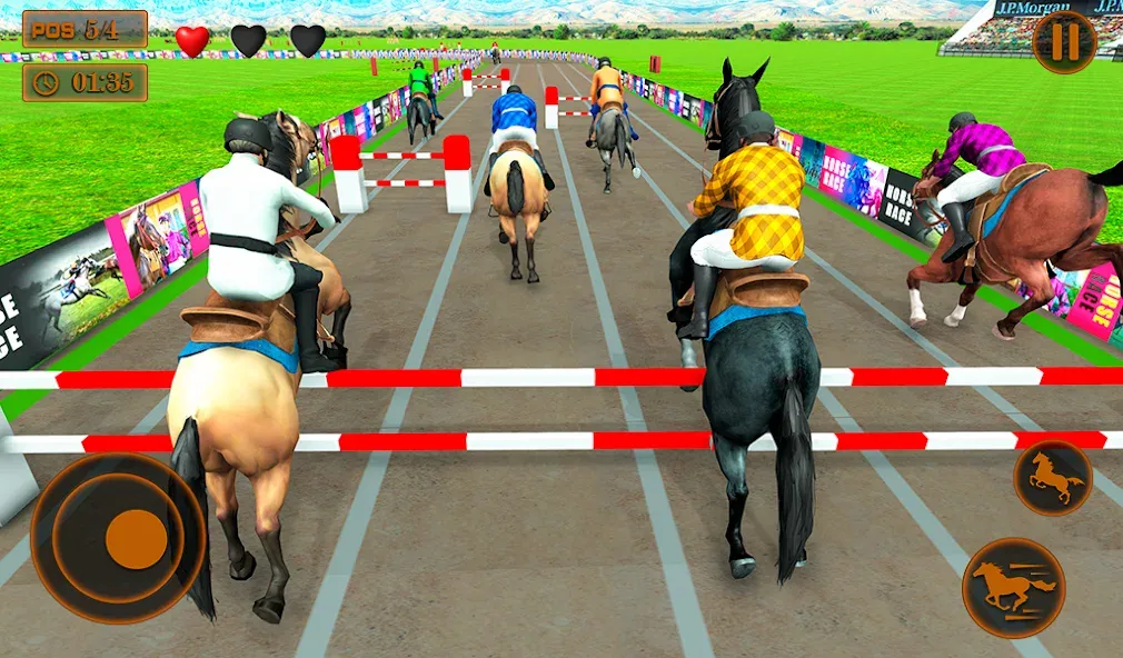 Mounted Horse Racing Games  [МОД Бесконечные деньги] Screenshot 5