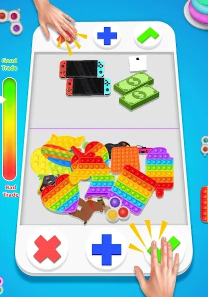 fidget trading: trade toys 3D (фиджет трейдинг)  [МОД Unlimited Money] Screenshot 1