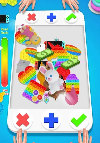 fidget trading: trade toys 3D (фиджет трейдинг)  [МОД Unlimited Money] Screenshot 2