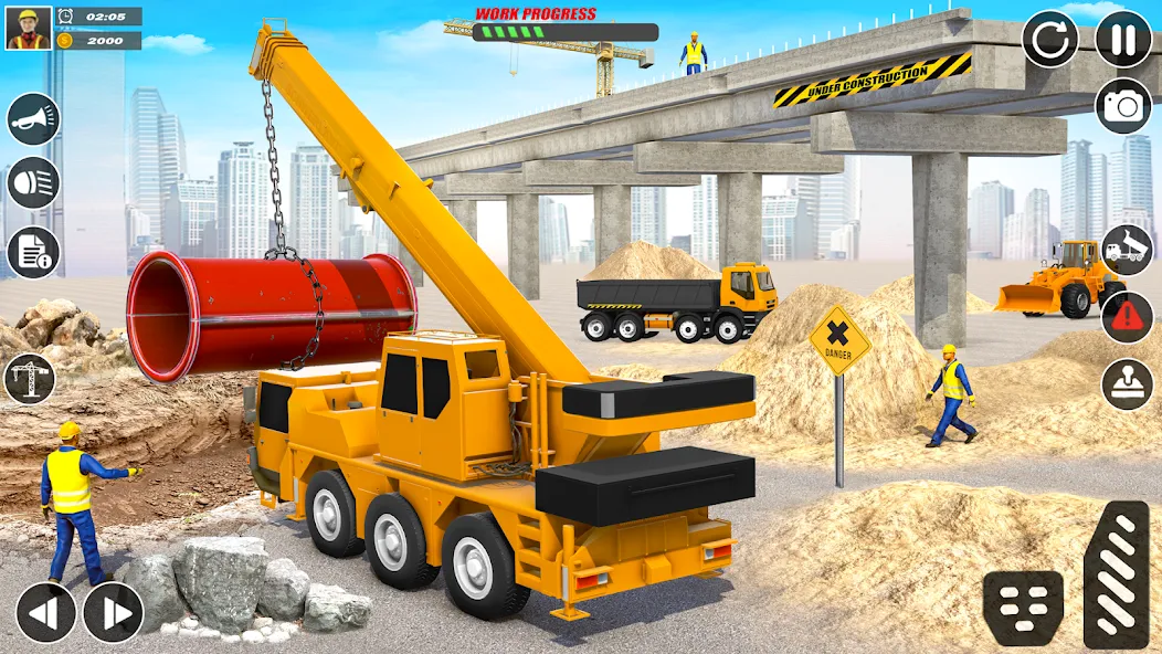 City Builder Construction Sim (Сити Билдер Констракшн Сим)  [МОД Unlocked] Screenshot 3