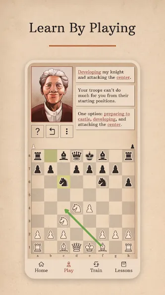 Learn Chess with Dr. Wolf  [МОД Много денег] Screenshot 3