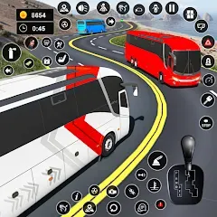 Взломанная Coach Bus Simulator: Bus Games (Коуч Бас Симулятор)  [МОД Mega Pack] - полная версия apk на Андроид