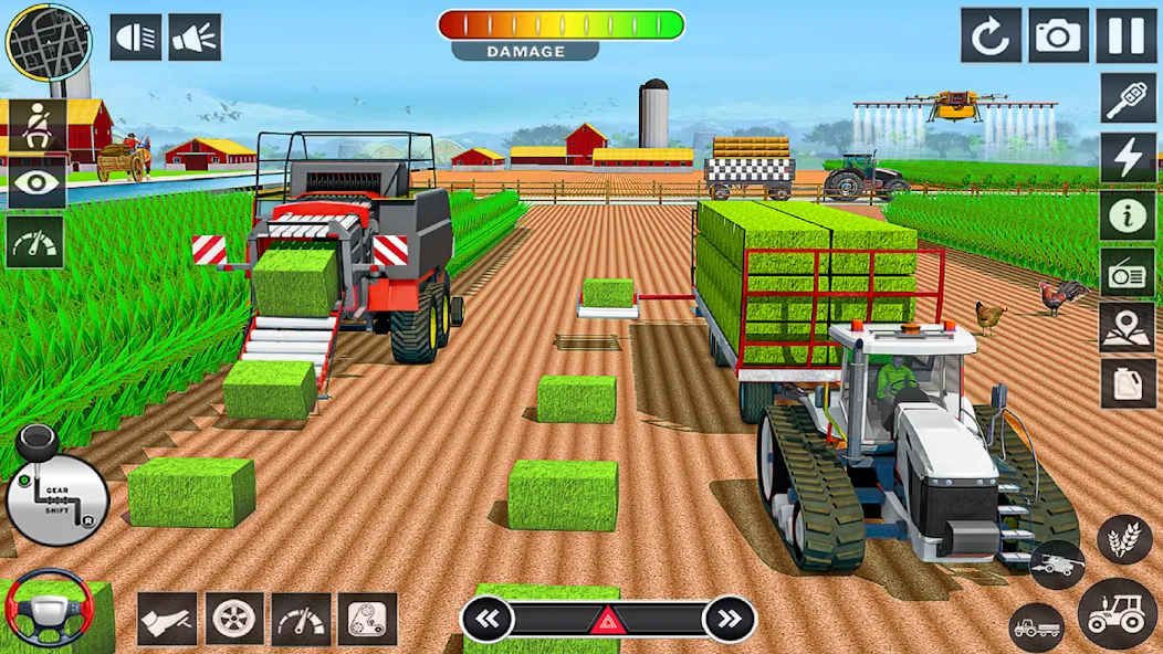 Big Tractor Farming Simulator (Биг Трактор Фарминг Симулятор)  [МОД Unlocked] Screenshot 5