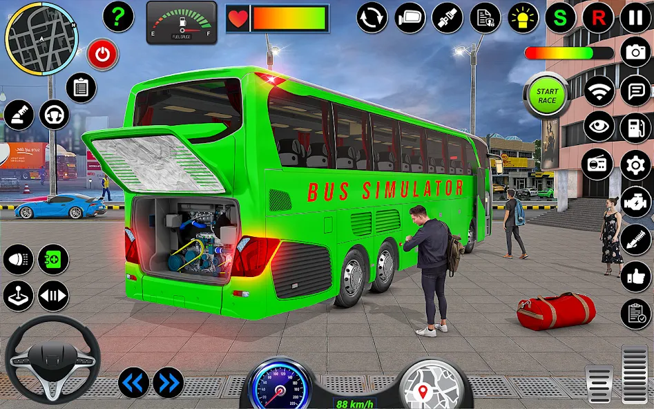 City Bus Simulator 3D Bus Game (Симулятор городского автобуса 3D  игра   )  [МОД Меню] Screenshot 2