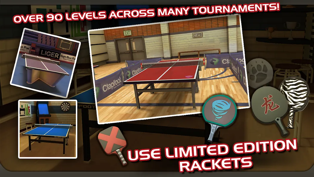 Ping Pong Masters (Пингпонг мастера)  [МОД Unlimited Money] Screenshot 2