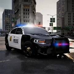 Скачать взлом Police Car Simulator 2023 (Полицейский симулятор автомобиля 2023)  [МОД Unlimited Money] - последняя версия apk на Андроид