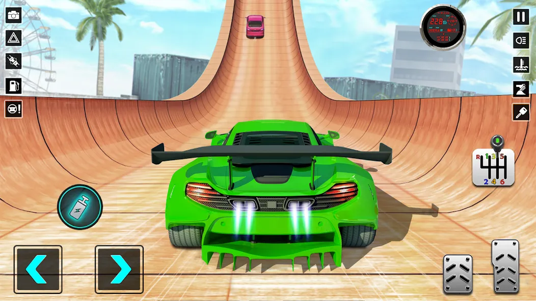 TopRace: Fast Car Simulator (Рамп Кар Гейм)  [МОД Mega Pack] Screenshot 3