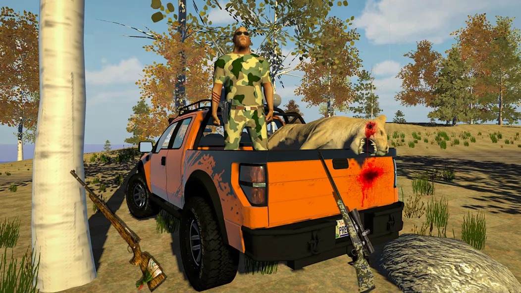 Animal Hunting -Shooting Games (Энимал Хантинг)  [МОД Все открыто] Screenshot 1