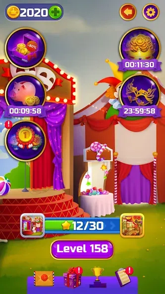 Circus Words: Magic Puzzle  [МОД Все открыто] Screenshot 5