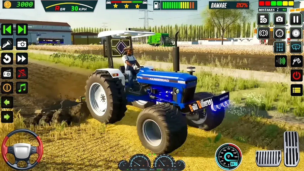 US Tractor Farming Games 3d  [МОД Все открыто] Screenshot 5