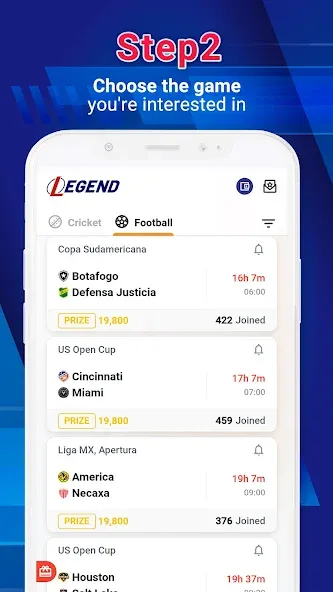 Legend Fantasy- Fantasy sports (Легенда фэнтези)  [МОД Много денег] Screenshot 3