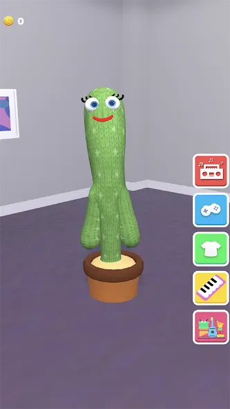 Talking Cactus (Токинг Кактус)  [МОД Много денег] Screenshot 1