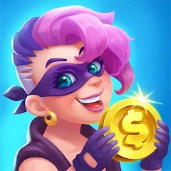 Скачать взломанную Coin Gangster - Spin Master (Коин Гангстер)  [МОД Unlimited Money] - стабильная версия apk на Андроид