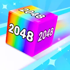 Взломанная Chain Cube 2048: 3D merge game (Чейн Куб)  [МОД Unlimited Money] - полная версия apk на Андроид