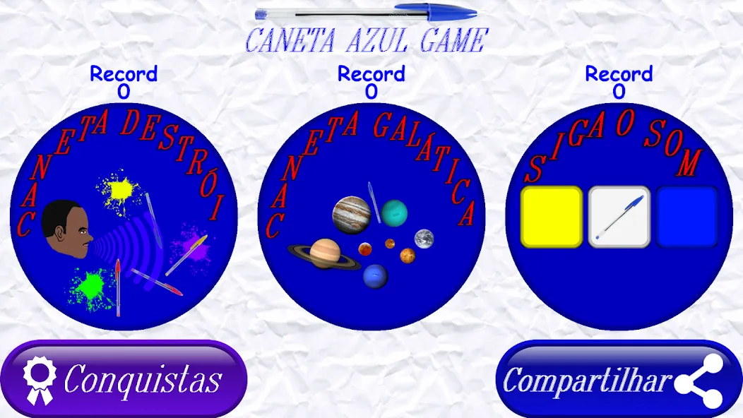 Caneta azul (Канета азул)  [МОД Бесконечные монеты] Screenshot 1