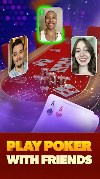 Poker Face: Texas Holdem Poker (Покер Фейс)  [МОД Unlocked] Screenshot 1