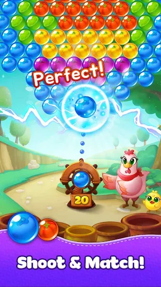 Bubble CoCo : Bubble Shooter (Бабл Коко)  [МОД Бесконечные монеты] Screenshot 1