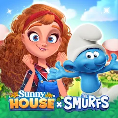 Скачать взлом Merge Manor x The Smurf Collab (Мердж Манор)  [МОД Все открыто] - стабильная версия apk на Андроид