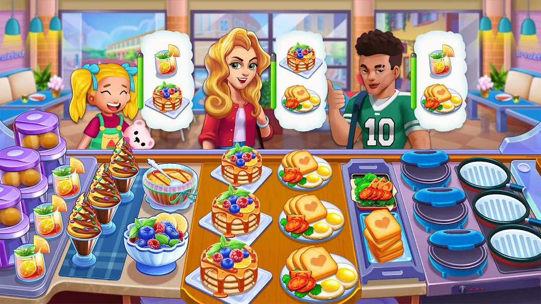 Food Voyage: Fun Cooking Games (Фуд Воядж)  [МОД Бесконечные деньги] Screenshot 3