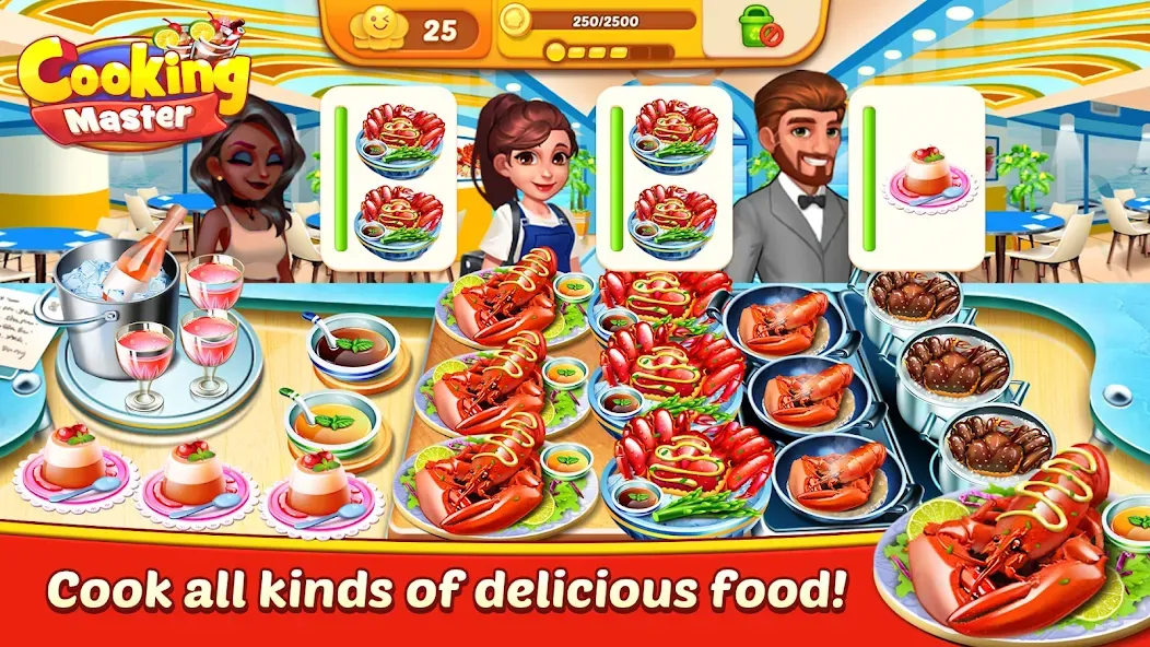 Cooking Master:Restaurant Game (Кукинг Мастер)  [МОД Все открыто] Screenshot 4