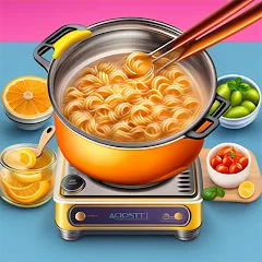 Взломанная Cooking Taste Restaurant Games  [МОД Menu] - последняя версия apk на Андроид