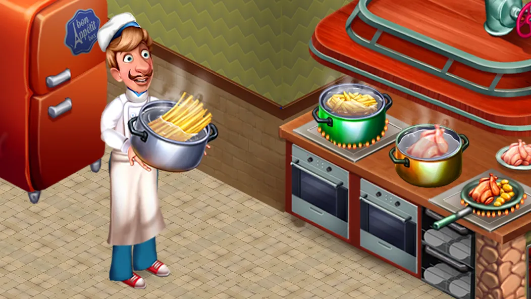 Cooking Team: Restaurant Games  [МОД Меню] Screenshot 2