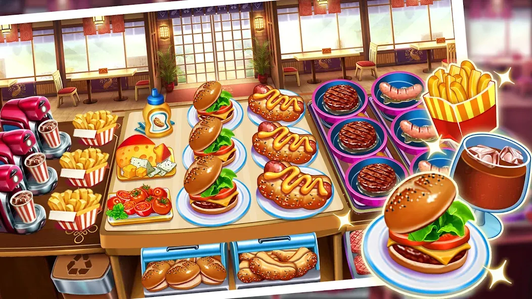 Food Game Crazy Super Chef  [МОД Бесконечные монеты] Screenshot 4