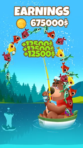 Go Fishing - by Coolmath Games (Го Фишинг)  [МОД Много монет] Screenshot 2