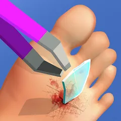 Взломанная Foot Clinic - ASMR Feet Care (Фут Клиник)  [МОД Много денег] - последняя версия apk на Андроид