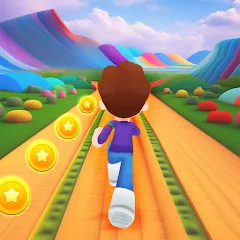 Взломанная Subway Craft: Fun Runner (Фан Раннер)  [МОД Mega Pack] - стабильная версия apk на Андроид