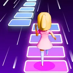 Взлом Melody Run - Cute Popcat Music (Мелодия Ран)  [МОД Unlocked] - стабильная версия apk на Андроид