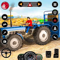 Взломанная Tractor Simulator Farm Games (Фарминг игры)  [МОД Меню] - стабильная версия apk на Андроид