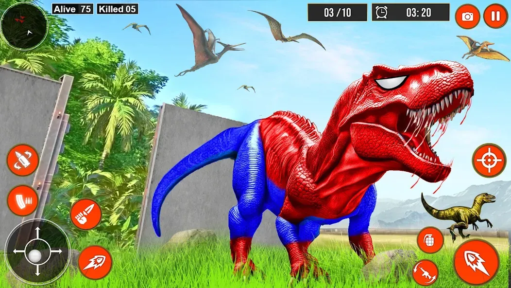 Real Dino Hunter 3D Gun Games (Уайлд Динозавр Хантер Ган Геймс)  [МОД Много денег] Screenshot 3