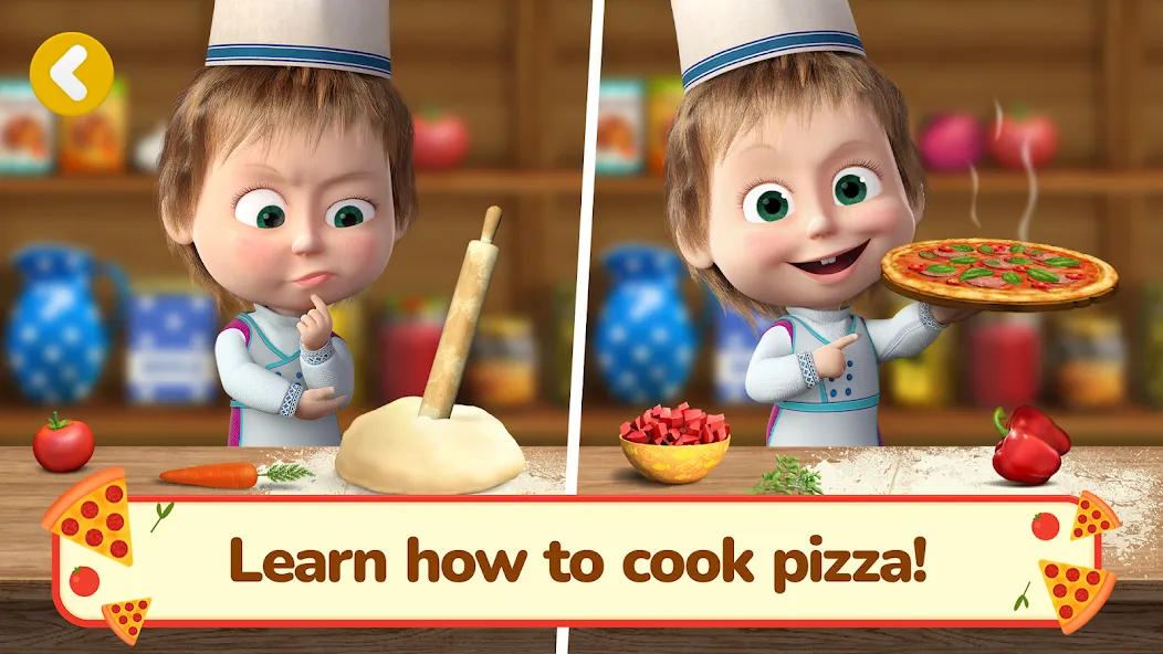 Masha and the Bear Pizza Maker  [МОД Mega Pack] Screenshot 3