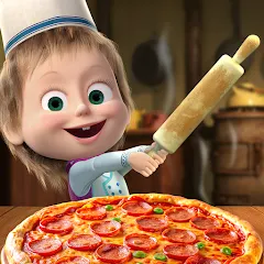 Взлом Masha and the Bear Pizza Maker  [МОД Mega Pack] - стабильная версия apk на Андроид