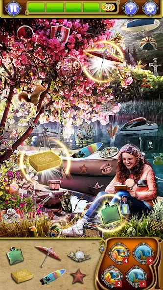 Hidden Object: 4 Seasons (Хидден Объект)  [МОД Бесконечные монеты] Screenshot 2