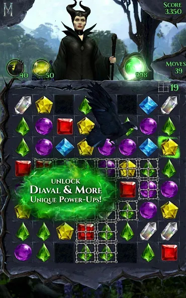 Disney Maleficent Free Fall  [МОД Unlimited Money] Screenshot 2