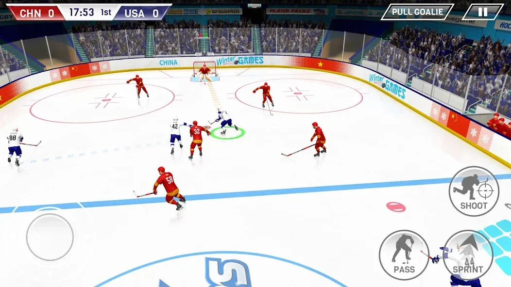 Hockey All Stars (Хоккей Олл Старс)  [МОД Много монет] Screenshot 2