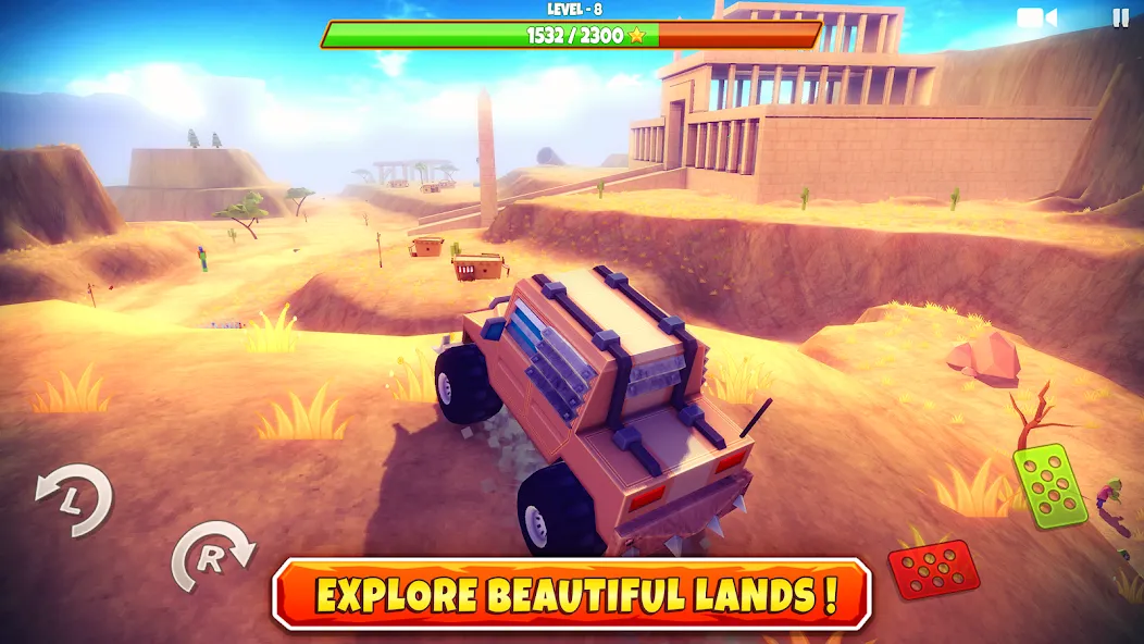 Zombie Offroad Safari (Зомби оффроуд сафари)  [МОД Бесконечные монеты] Screenshot 1